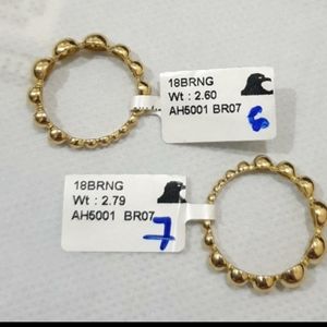 Bubble Ring 18k (real) Yellow Saudi Gold